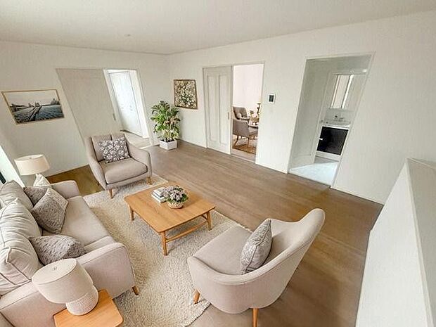 本画像はCGで作成しており、実際に現地に家具は置かれておりません。また、価格に家具は含まれておりません。 