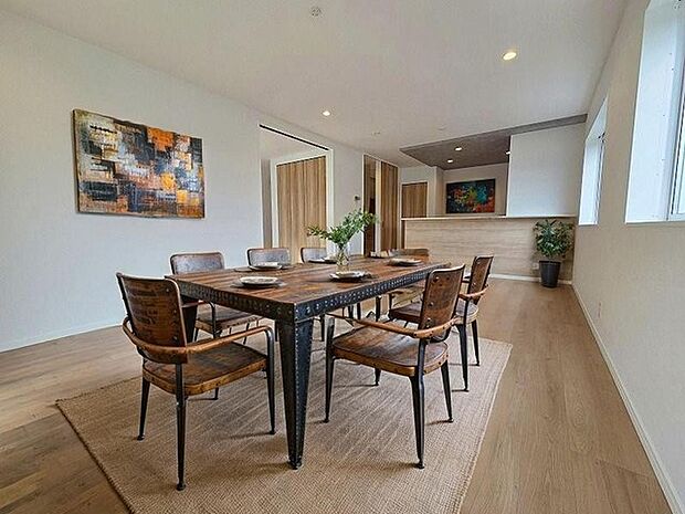 本画像はCGで作成しており、実際に現地に家具は置かれておりません。また、価格に家具は含まれておりません。 