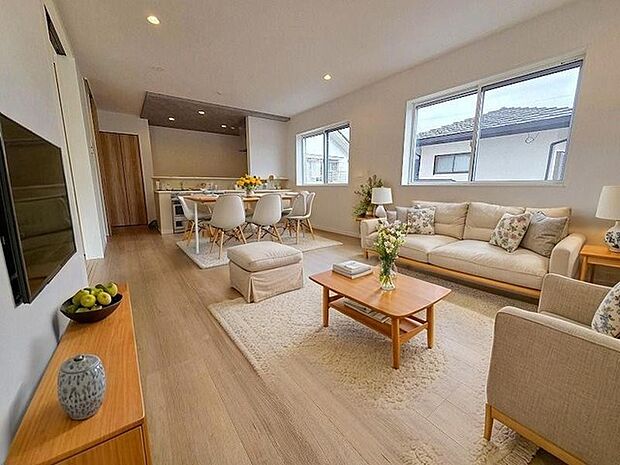 本画像はCGで作成しており、実際に現地に家具は置かれておりません。また、価格に家具は含まれておりません。