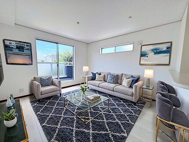 本画像はCGで作成しており、実際に現地に家具は置かれておりません。また、価格に家具は含まれておりません。 