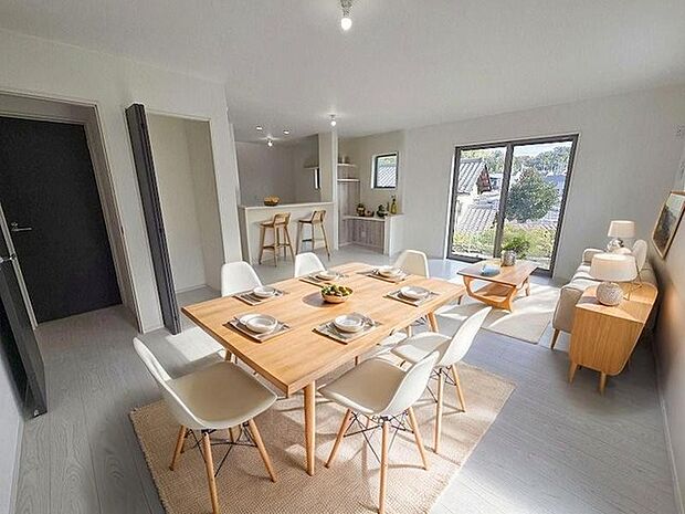 本画像はCGで作成しており、実際に現地に家具は置かれておりません。また、価格に家具は含まれておりません。