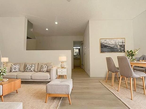 本画像はCGで作成しており、実際に現地に家具は置かれておりません。また、価格に家具は含まれておりません。 