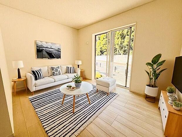 本画像はCGで作成しており、実際に現地に家具は置かれておりません。また、価格に家具は含まれておりません。 