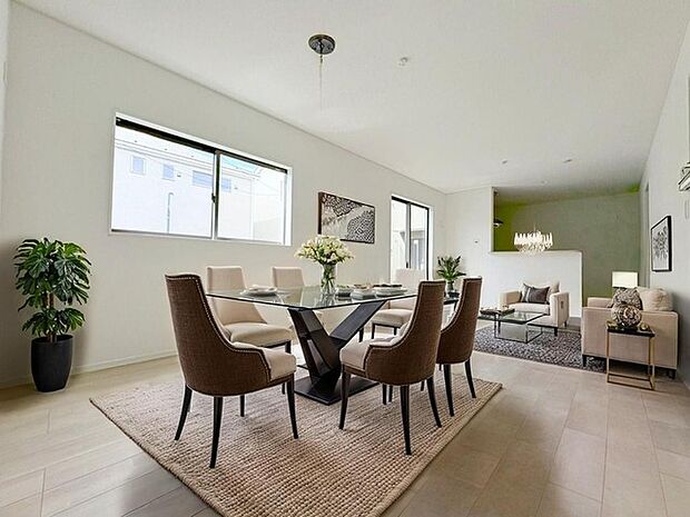 本画像はCGで作成しており、実際に現地に家具は置かれておりません。また、価格に家具は含まれておりません。