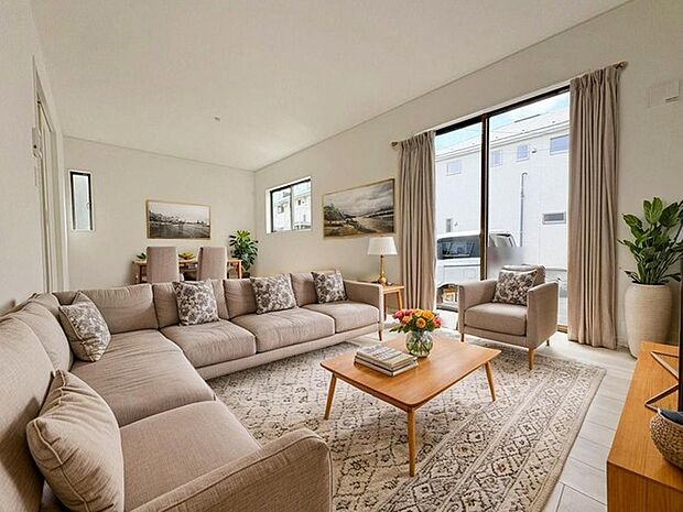 本画像はCGで作成しており、実際に現地に家具は置かれておりません。また、価格に家具は含まれておりません。 