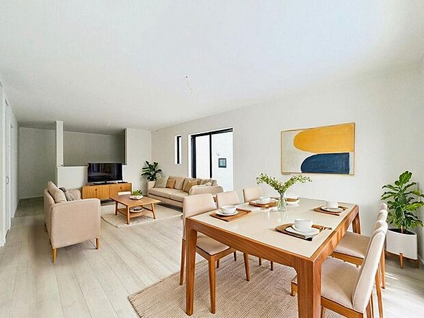 本画像はCGで作成しており、実際に現地に家具は置かれておりません。また、価格に家具は含まれておりません。