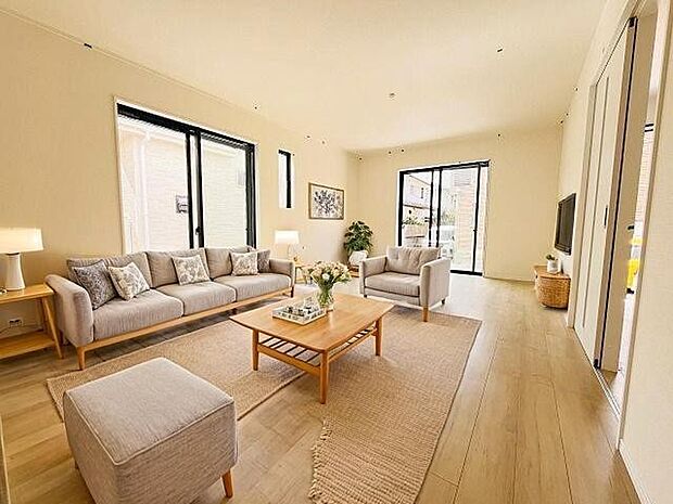 本画像はCGで作成しており、実際に現地に家具は置かれておりません。また、価格に家具は含まれておりません。