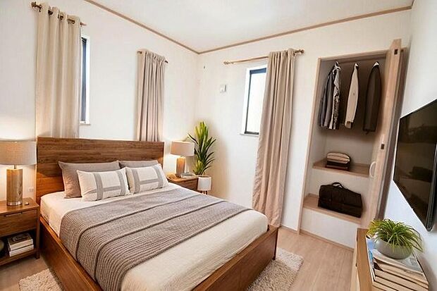 本画像はCGで作成しており、実際に現地に家具は置かれておりません。また、価格に家具は含まれておりません。 