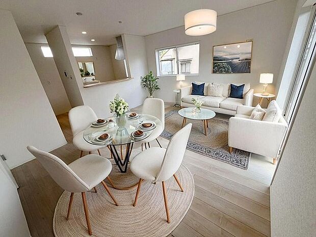 本画像はCGで作成しており、実際に現地に家具は置かれておりません。また、価格に家具は含まれておりません。 