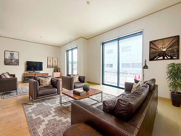 本画像はCGで作成しており、実際に現地に家具は置かれておりません。また、価格に家具は含まれておりません。 