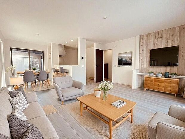 本画像はCGで作成しており、実際に現地に家具は置かれておりません。また、価格に家具は含まれておりません。 