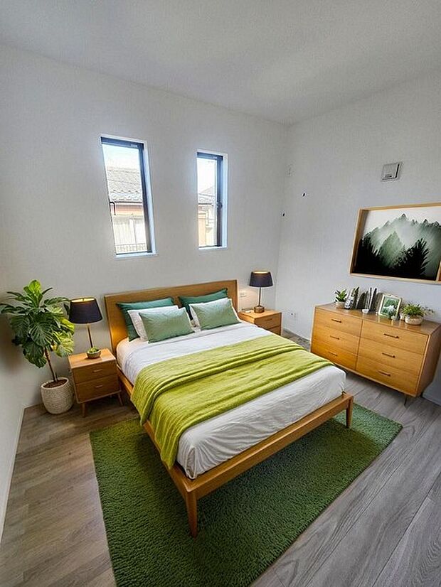 本画像はCGで作成しており、実際に現地に家具は置かれておりません。また、価格に家具は含まれておりません。 