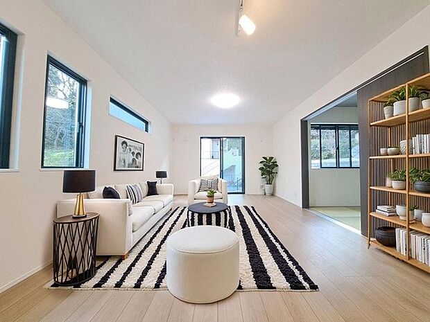 本画像はCGで作成しており、実際に現地に家具は置かれておりません。また、価格に家具は含まれておりません。 