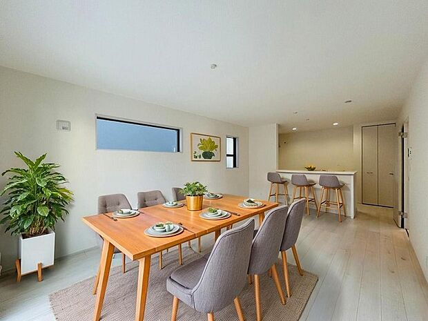 本画像はCGで作成しており、実際に現地に家具は置かれておりません。また、価格に家具は含まれておりません。