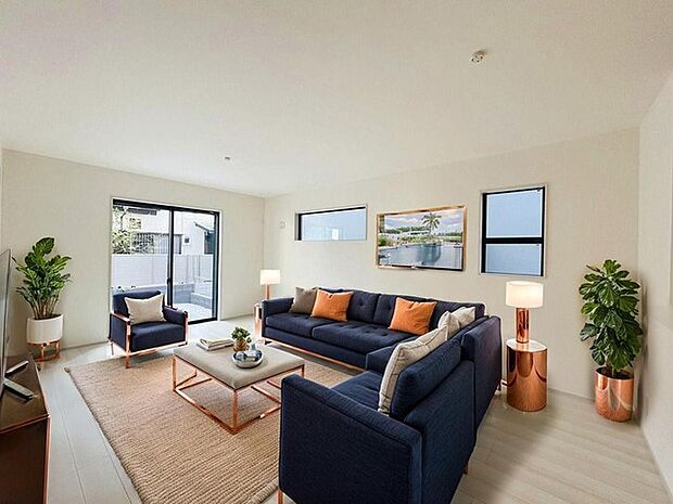 本画像はCGで作成しており、実際に現地に家具は置かれておりません。また、価格に家具は含まれておりません。