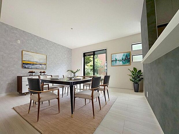 本画像はCGで作成しており、実際に現地に家具は置かれておりません。また、価格に家具は含まれておりません。 