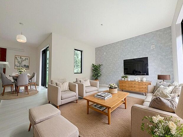 本画像はCGで作成しており、実際に現地に家具は置かれておりません。また、価格に家具は含まれておりません。 