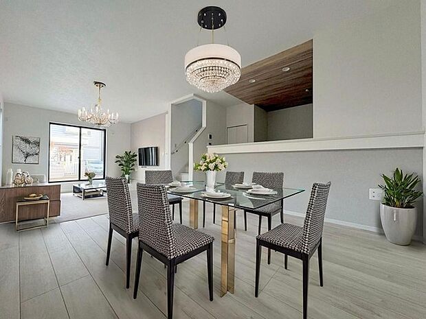 本画像はCGで作成しており、実際に現地に家具は置かれておりません。また、価格に家具は含まれておりません。 