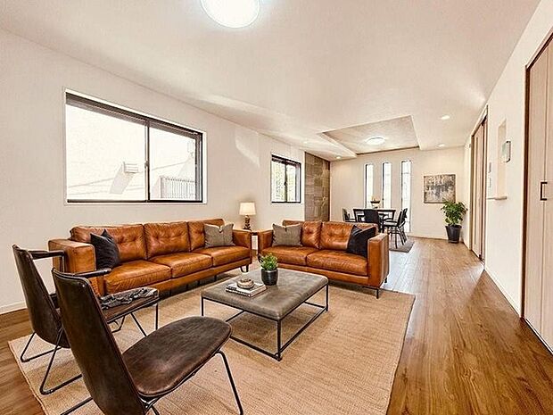 本画像はCGで作成しており、実際に現地に家具は置かれておりません。また、価格に家具は含まれておりません。 