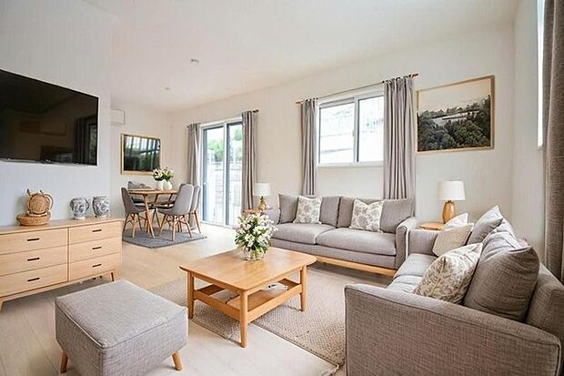 本画像はCGで作成しており、実際に現地に家具は置かれておりません。また、価格に家具は含まれておりません。 