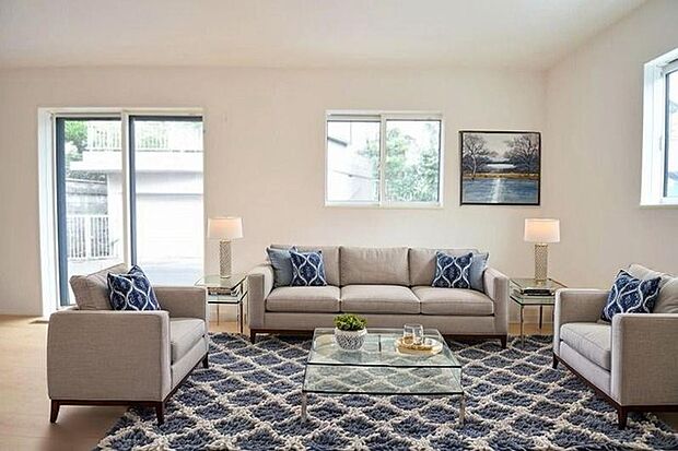 本画像はCGで作成しており、実際に現地に家具は置かれておりません。また、価格に家具は含まれておりません。 