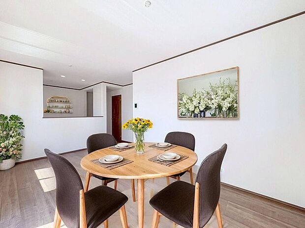 本画像はCGで作成しており、実際に現地に家具は置かれておりません。また、価格に家具は含まれておりません。 