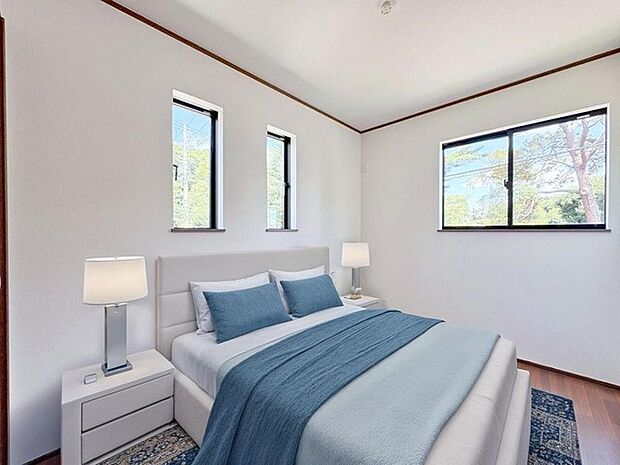 本画像はCGで作成しており、実際に現地に家具は置かれておりません。また、価格に家具は含まれておりません。 