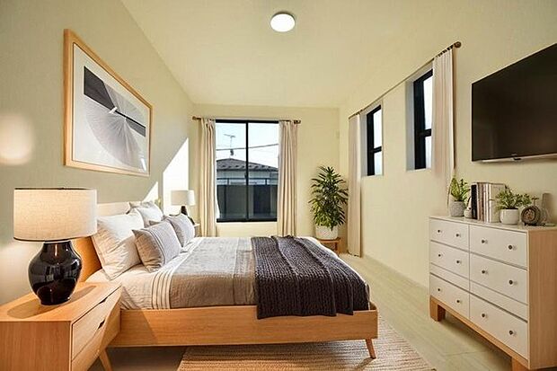 本画像はCGで作成しており、実際に現地に家具は置かれておりません。また、価格に家具は含まれておりません。