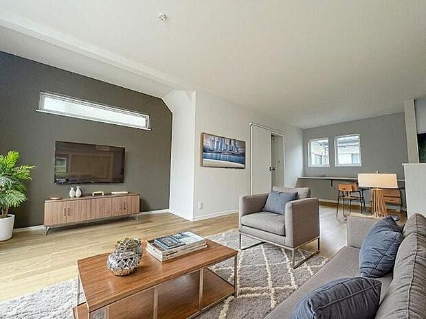 本画像はCGで作成しており、実際に現地に家具は置かれておりません。また、価格に家具は含まれておりません。 