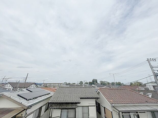 お家からの眺望です。開放感のある眺め。