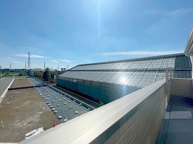 お家からの眺望です。開放感のある眺め。