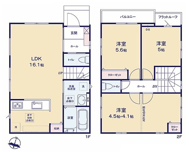リビング階段の間取り