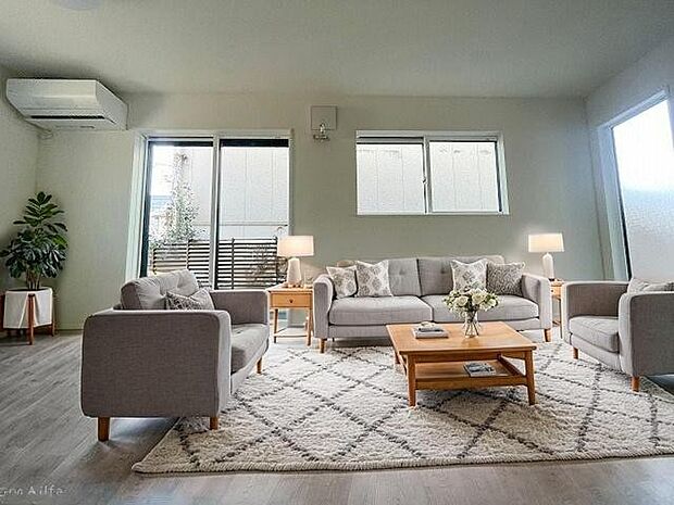 本画像はCGで作成しており、実際に現地に家具は置かれておりません。また、価格に家具は含まれておりません。