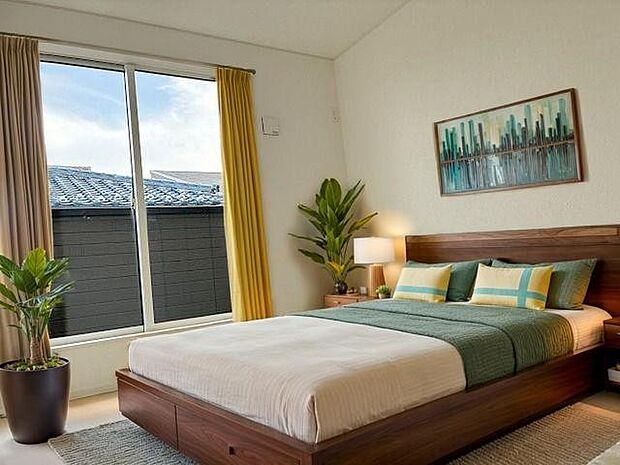 本画像はCGで作成しており、実際に現地に家具は置かれておりません。また、価格に家具は含まれておりません。 