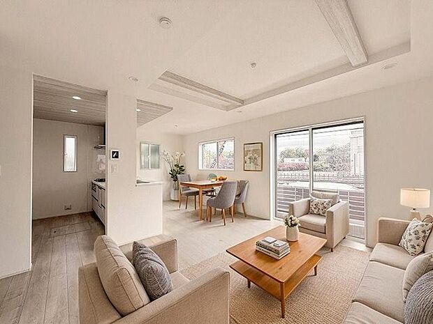 本画像はCGで作成しており、実際に現地に家具は置かれておりません。また、価格に家具は含まれておりません。 