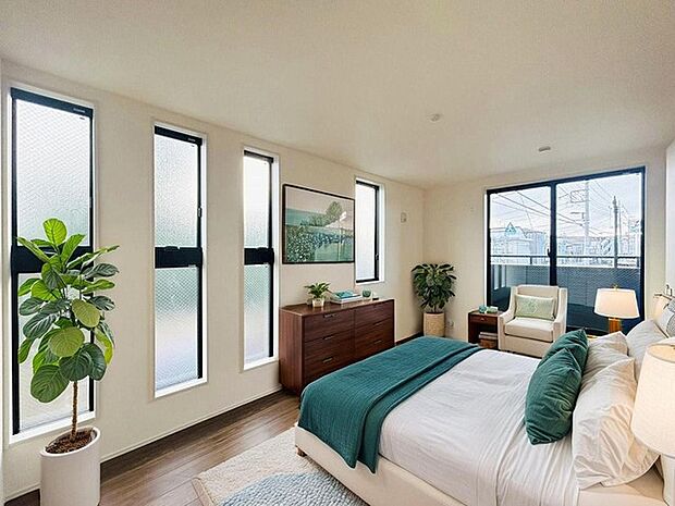 本画像はCGで作成しており、実際に現地に家具は置かれておりません。また、価格に家具は含まれておりません。