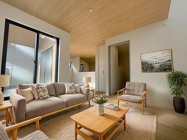 本画像はCGで作成しており、実際に現地に家具は置かれておりません。また、価格に家具は含まれておりません。 