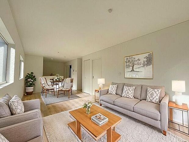 本画像はCGで作成しており、実際に現地に家具は置かれておりません。また、価格に家具は含まれておりません。