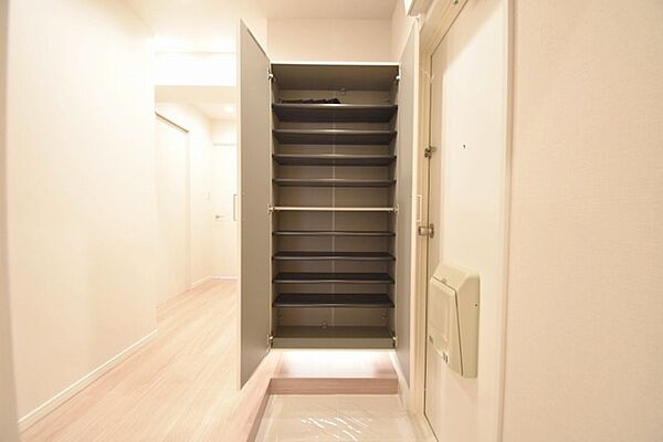 靴が沢山ある方には嬉しい玄関収納。