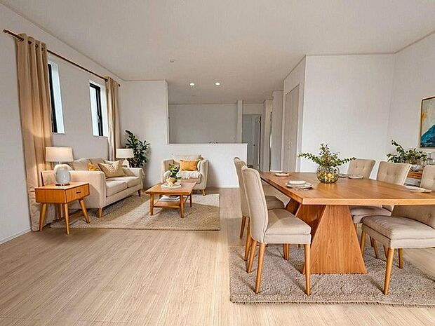 本画像はCGで作成しており、実際に現地に家具は置かれておりません。また、価格に家具は含まれておりません。 