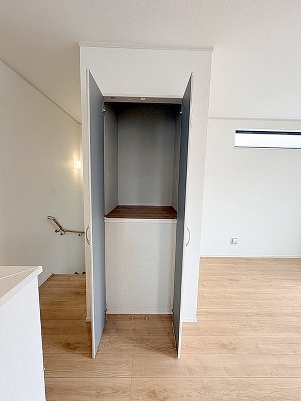 各お部屋に収納が設置されています。 