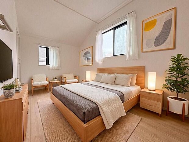 本画像はCGで作成しており、実際に現地に家具は置かれておりません。また、価格に家具は含まれておりません。 