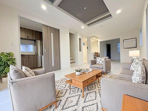 本画像はCGで作成しており、実際に現地に家具は置かれておりません。また、価格に家具は含まれておりません。 