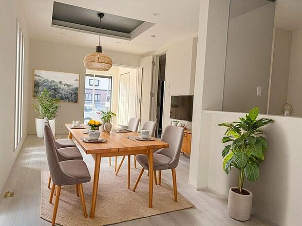 本画像はCGで作成しており、実際に現地に家具は置かれておりません。また、価格に家具は含まれておりません。