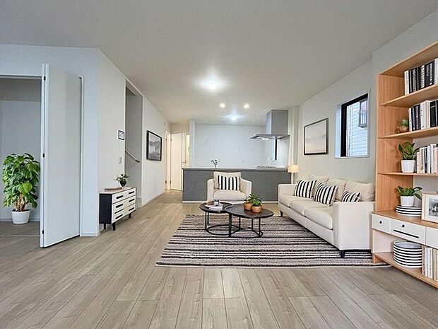 本画像はCGで作成しており、実際に現地に家具は置かれておりません。また、価格に家具は含まれておりません。 