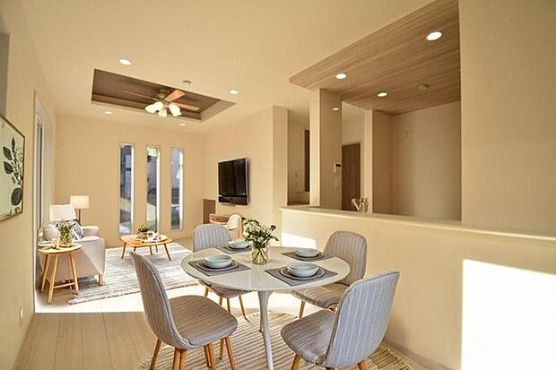 本画像はCGで作成しており、実際に現地に家具は置かれておりません。また、価格に家具は含まれておりません。