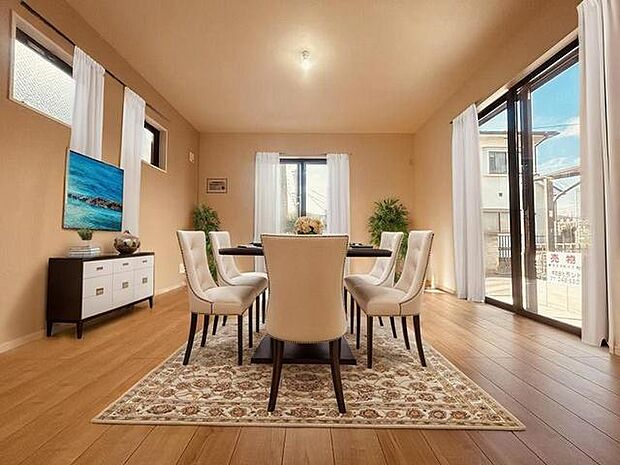 本画像はCGで作成しており、実際に現地に家具は置かれておりません。また、価格に家具は含まれておりません。 