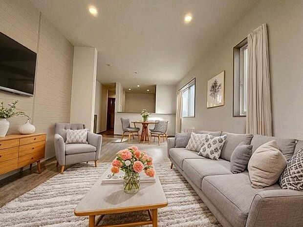 本画像はCGで作成しており、実際に現地に家具は置かれておりません。また、価格に家具は含まれておりません。 