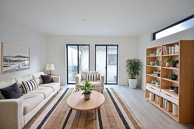 本画像はCGで作成しており、実際に現地に家具は置かれておりません。また、価格に家具は含まれておりません。 