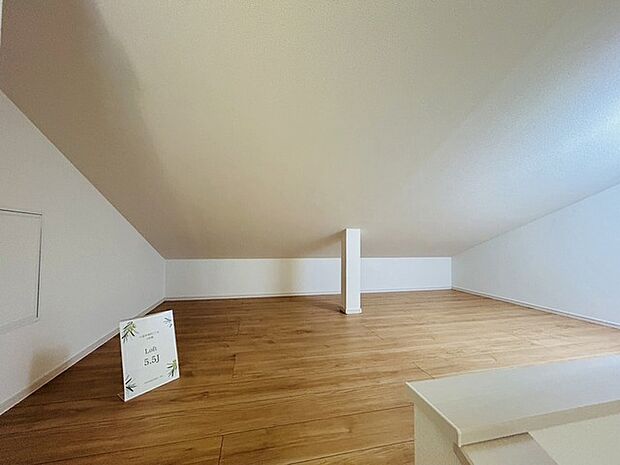 趣味の空間や子供のワークスペース、季節物の収納など色々な用途に利用できそうな予感。 